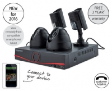 4 Camera CCTV Kit