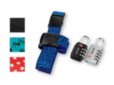 Topmove 2-Way Luggage Strap/ TSA Combination Lock 3.99 €
