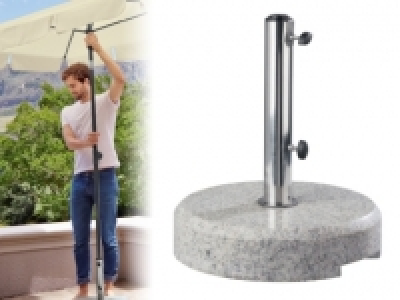 FLORABEST&reg; 25Kg Granite Parasol Stand &Oslash;38 x 9cm