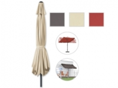 Lidl  FLORABEST&reg; Rectangular Parasol 200 x 125 x 180-220cm