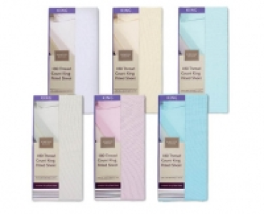 180 Thread Count King Fitted Sheet