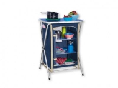 CRIVIT® Camping Table with Storage 60 x 88 x 51cm
