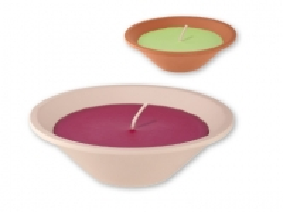 MELINERA® Citronella Candles in Earthenware Bowls