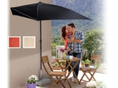 FLORABEST® Balcony Parasol 160 x 100 x 150- 230cm
