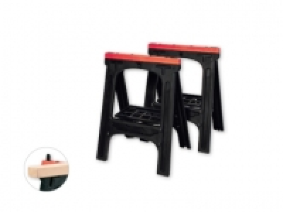 POWERFIX® Saw Horse Set 58 x 78 x 5cm