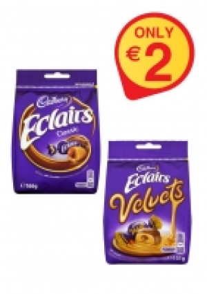 CADBURY Eclairs Chocolate Bag Range