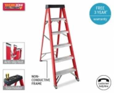 Premium 6 Tread Fibreglass Stepladder