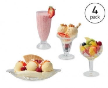Aldi  Ice Cream/Milkshake Glasses