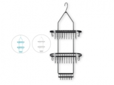 MIOMARE® Shower Rack 25 x 53.5 x 11.5cm