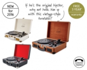 Vintage Suitcase Turntable