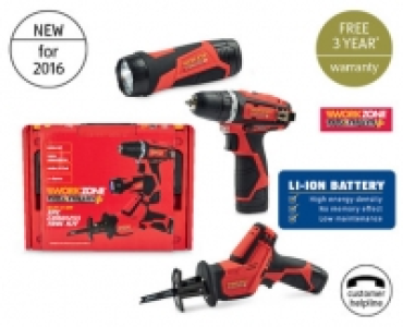 10.8V Li-Ion Cordless Tool Kit