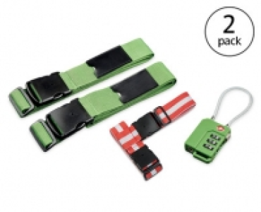 Luggage Strap/Lock Set