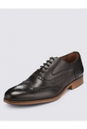 Leather Layered Sole Brogue Shoes 110.00 €