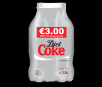 Diet Coke Twin Pack2 X 1.5 Ltr