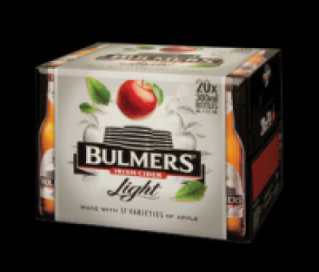 Bulmers Light Bottle Pack 20x300ml