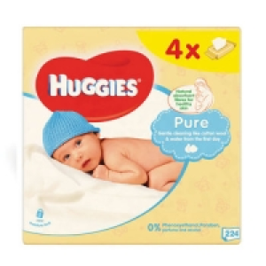 Huggies Pure Quad Wipes