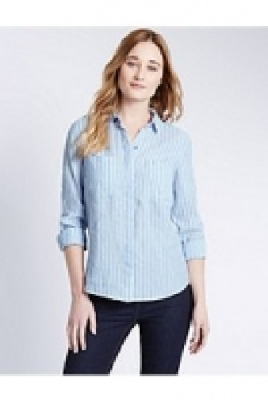 Pure Linen Striped Shirt 38.00 €