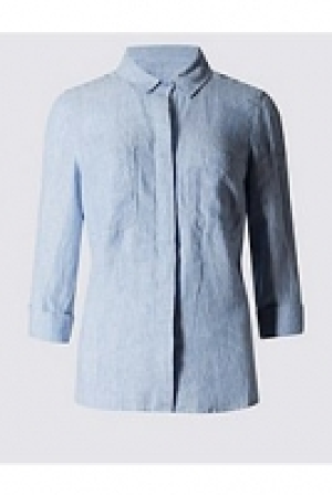 Pure Linen Striped Shirt 38.00 €
