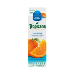 Tropicana Pure Premium Smooth Orange with No Bits 1 Litre