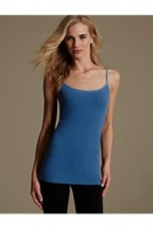 Cotton Rich Longline Strappy Vest Top 8.00 €