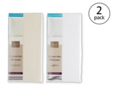 Cotton Rich Pillowcases Pair
