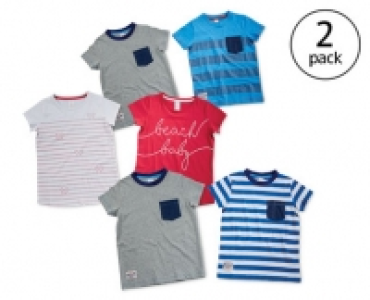 Childrens 2 Pack T-Shirts