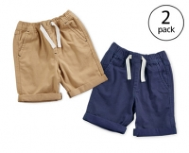 Boys 2 Pack Chino Shorts