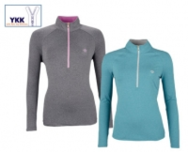 Ladies Zip Neck Sweater