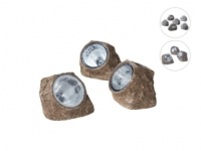 LIVARNO LUX® Solar-Powered Stone Optic LED Light