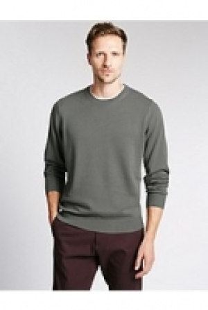 Pure Cotton Crew Neck Jumper 27.00 €