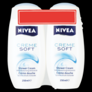Nivea Creme Soft Shower Cream 2 x 250ml