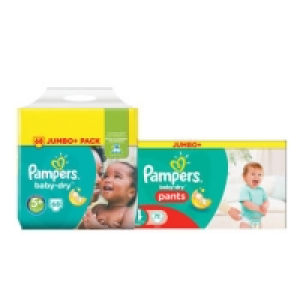 Pampers Jumbo+ Pack Nappies Range