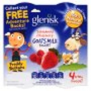 Strawberry Raspberry Goats Yoghurt 4X90g