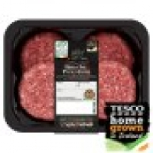 Tesco Finest Irish Quarter Pounder Beef Burger 454G