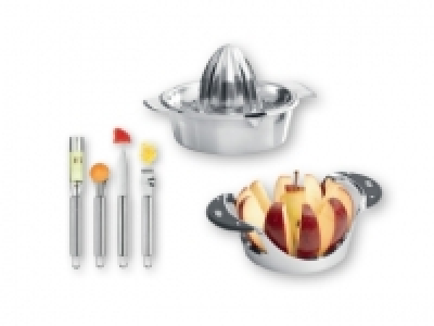 ERNESTO® Garnishing Set/ Apple Corer and Slicer/Juicer