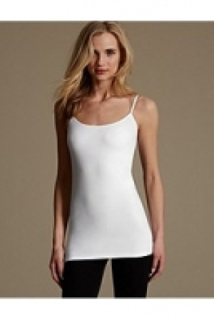 Cotton Rich Longline Strappy Vest Top 4.75 €