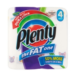 Plenty Household Towel Fat Roll 4 Pack