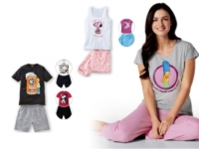 Ladies or Mens Character Shortie Pyjamas
