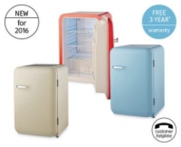 Retro Under-Counter Fridge