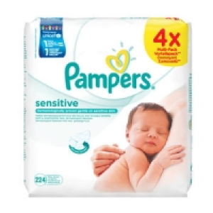 Pampers Sensitive Baby Wipes 56pce 4 Pack 5.00&nbsp;&euro;