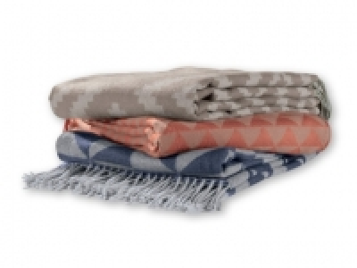 MERADISO® Knitted Plaid row 200 x 130cm