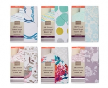180 Thread Count Duvet Set Single