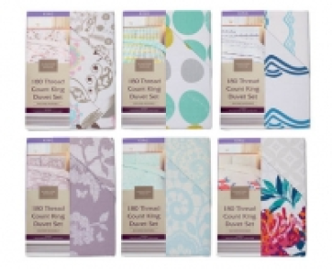 180 Thread Count Duvet Set King