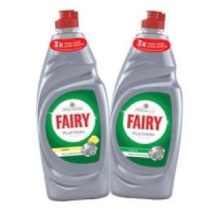Fairy Platinum Lemon/Original Washing Up Liquid 615ml