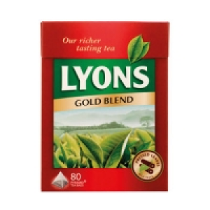 Lyons Gold Blend Tea 80 Pack 232g