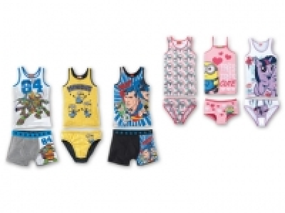 Girls or Boys Character Underwear Set