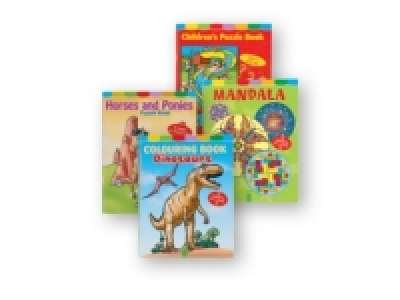 Puzzle/Colouring Book