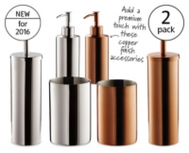 Premium Toilet Brush/Tumbler & Dispenser Set