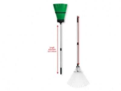 Lidl  FLORABEST® Telescopic Outdoor Brush/ Leaf Rake