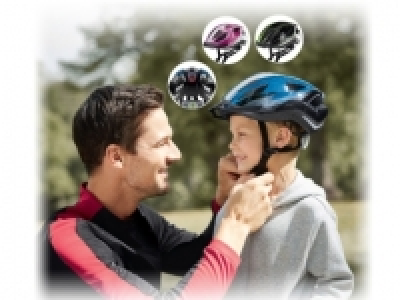CRIVIT® Kids Cycling Helmet with Rear LED Light